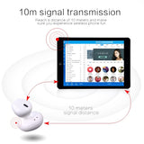Mini Bluetooth 4.2 In-ear Stereo Earphone with Charging Box - Single Ear - 45-Degree Angle