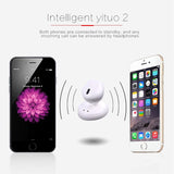 Mini Bluetooth 4.2 In-ear Stereo Earphone with Charging Box - Single Ear - Close-Up Angle