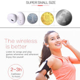 Mini Bluetooth 4.2 In-ear Stereo Earphone with Charging Box - Single Ear