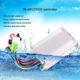 350W Electric Vehicle Controller For 36V-48V Systems - Rear View