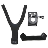 360 Degree Rotation Mount for Gopro Insta360 Dji Action Cameras - 3-in-1 Straps for Hand Wrist Arm Leg - Side View