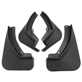 For Skoda Karoq 2017-2023 4Pcs / Set Car Auto Soft Plastic Splash Flaps Fender Guard - Front View
