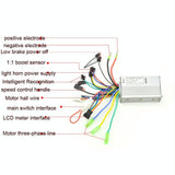 Universal Electric Bike / Scooter Controller with Speedmeter - 250w / 350w - Rear View