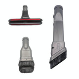 3-piece Replacement Brush Set for Dyson Vacuum Cleaner - Front View