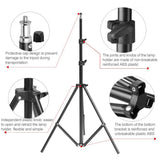 Single Light Softbox Set With Tripod And Arm Jib For Studio Flash - Rear View