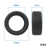 Enhanced 6.5 Scooter Tire - Wider & Thicker - Inner Tire - Rear View