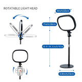Full Screen Beauty Light - Single Light & Stand for S20 Selfies - Side View