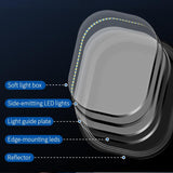 Full Screen Beauty Light - Single Light & Stand for S20 Selfies - Top-Down View
