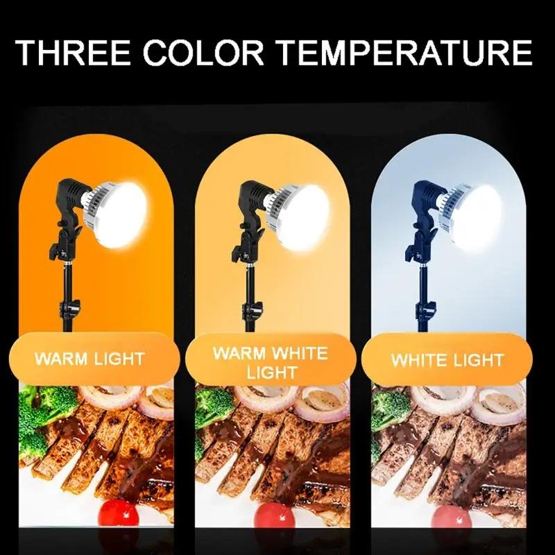 Desktop Photography Stand Kit with Mushroom Fill Light - 80W 120Mm