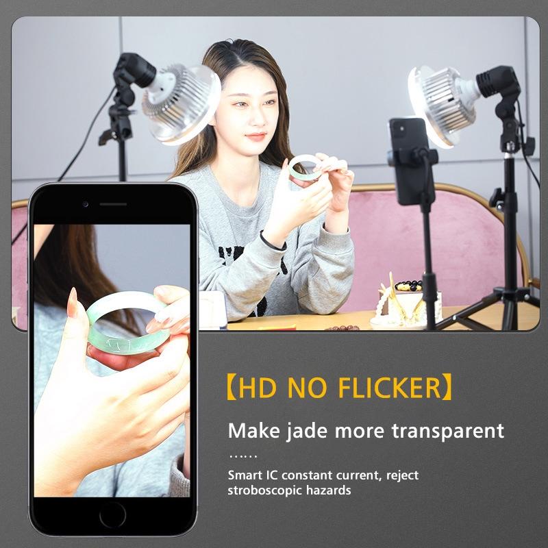 Desktop Photography Stand Kit with Mushroom Fill Light - 80W 120Mm