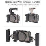 Camera Protection Cage Stabilizer Rig - Rabbit Cage for For Sony Fx30 / Fx3 - Only Rabbit Cage - 45-Degree Angle