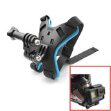Universal Motorcycle Helmet Mount for Action Camera and Phone - Front View