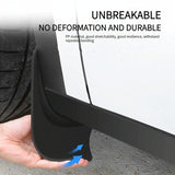 For Tesla Model 3 2024 4Pcs / Set Car Fenders Mud Flap Modification Accessories - Close-Up Angle