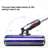 Carpet Brush Vacuum Cleaner Replacement Parts for Dyson V7-v15 - Top-Down View