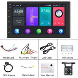 9 Inch Android Wifi Car Navigation Player 2 + 32G Universal Reversing Video Standard + 4Lights Camera - Side View