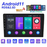 9 Inch Android Wifi Car Navigation Player 2 + 32G Universal Reversing Video Standard + 4Lights Camera - Top-Down View