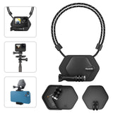 Quick Release Magnetic Action Camera Mount - Extended - Side View