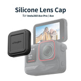 Silicone Lens Cap for Sports Camera - Protective Cover - For Insta360 Ace - Close-Up Angle