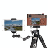 Versatile Dual Ballhead Magic Arm For Camera And Monitor Mounting - Tm-3