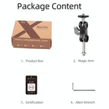 Versatile Dual Ballhead Magic Arm For Camera And Monitor Mounting - Tm-3 - Extra Image