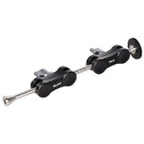 Versatile Dual Ballhead Magic Arm For Camera And Monitor Mounting - Tm-3