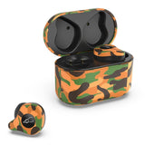 Waterproof Wireless Bluetooth Earphones with Charging Box - X12 Ultra- Sahara Camo - Front View