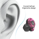 Waterproof Wireless Bluetooth Earphones with Charging Box - X12 Ultra- Sahara Camo - 45-Degree Angle