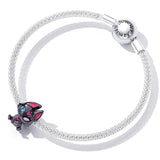 925 Sterling Silver Fox Elf Beads For Diy Bracelets & Necklaces - Close-Up Angle