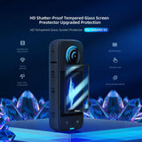 Tempered Film Protection for Insta360 X3 Sports Camera - 1 Set - 2Sets - Front View