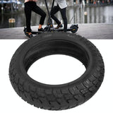 Off-road Tubeless Tire for Electric Scooters - 9.5x2.5 Inch with Gas Nozzle - Close-Up Angle