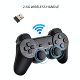 Wireless Hdmi Arcade Game Machine With 2 Gamepads - 64Gb Memory - Rear View