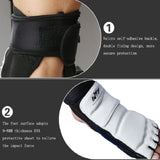 Half-Toe Foot Guard For Taekwondo And Boxing - Size 30-33 - Top-Down View