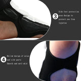 Half-Toe Foot Guard For Taekwondo And Boxing - Size 30-33 - 45-Degree Angle
