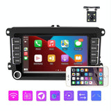 7 Inch Android Car Navigation Player With Wireless Carplay - 1 + 16G - Fits Volkswagen - 4Lights Camera - Front View