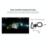7 Inch Android Car Navigation Player With Wireless Carplay - 1 + 16G - Fits Volkswagen - 4Lights Camera - Rear View