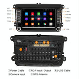 7 Inch Android Car Navigation Player With Wireless Carplay - 1 + 16G - Fits Volkswagen - 4Lights Camera - Extra Image