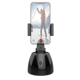 Smart 360-degree Follow-up Tripod Head with Live Video Recording and Charging - Front View