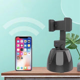 Smart 360-degree Follow-up Tripod Head with Live Video Recording and Charging - Side View