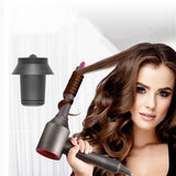Long Barrels for Dyson Hair Dryer - Curling Iron Accessory Pair - 45-Degree Angle