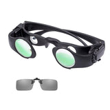Zoomable Fishing Binoculars - Gray Clip 8x Magnification
