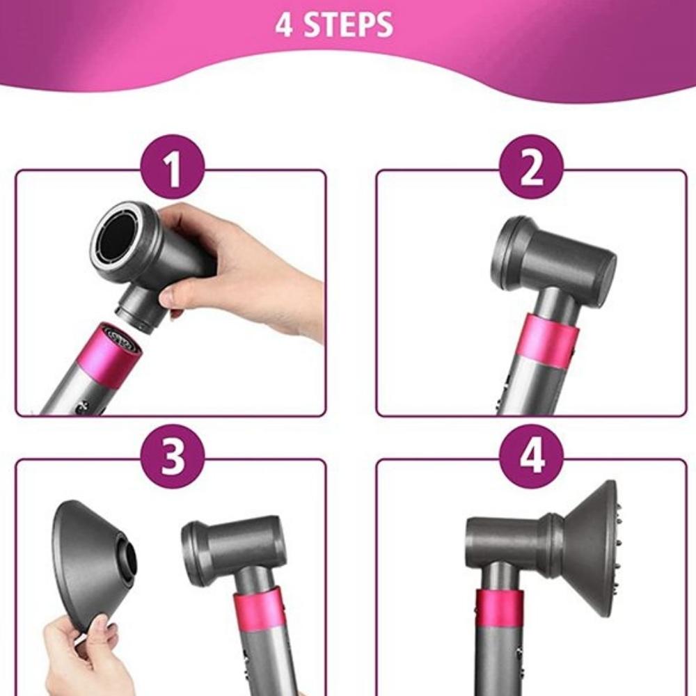 Dyson Airwrap Diffuser Nozzle with Adapter - Replacement Accessory
