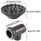 Dyson Airwrap Diffuser Nozzle With Adapter - Replacement Accessory - Top-Down View