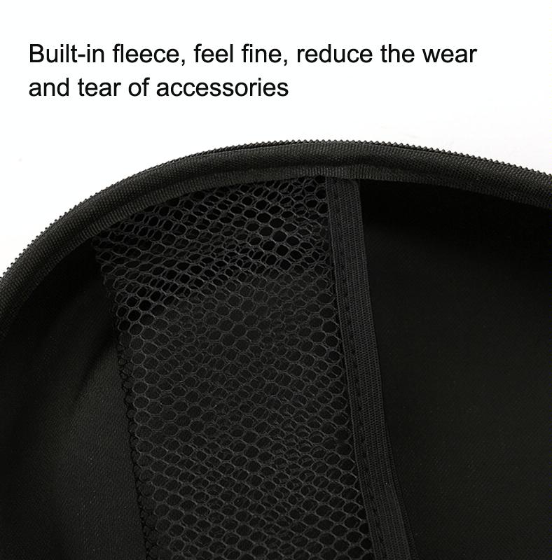 Compact Headphone Storage Bag - Black