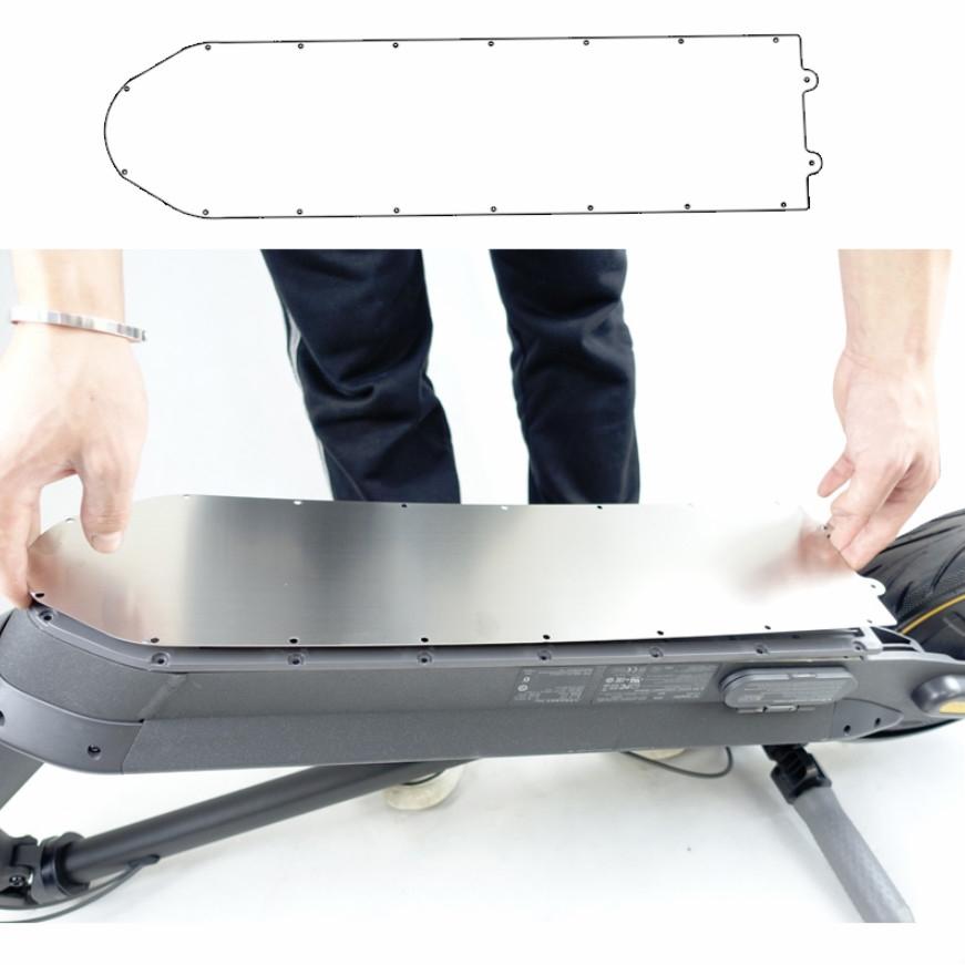 Waterproof Stainless Steel Scooter Chassis Cover for Xiaomi Pro - Protection Accessories