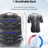 Deluxe Waterproof Laptop Backpack with Usb & Type-c Port - Large Capacity - 61-122631C - Low Angle