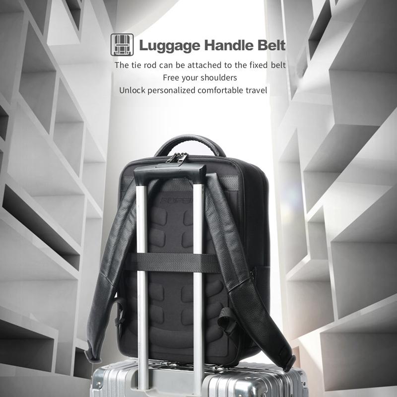 Deluxe Waterproof Laptop Backpack with Usb & Type-c Port - Large Capacity - 61-122631C