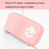 Switch Console Storage Bag with Cat Paw Design - 45-Degree Angle