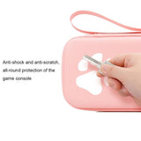 Switch Console Storage Bag with Cat Paw Design - Rear View