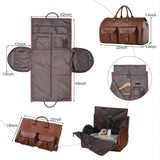 Compact Duffel Bag with Shoe Storage - Black - Side View