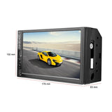 7 Inch Car Mp5 Player With Bluetooth / Fm Remote 4 Led Camera - Side View